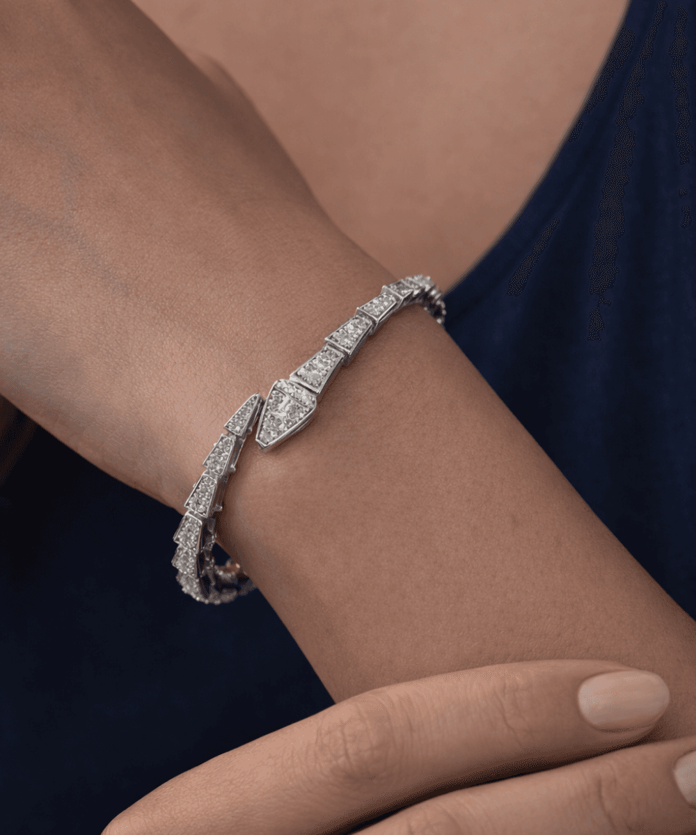 Chevron White Stone Bracelet  thumbnail 2