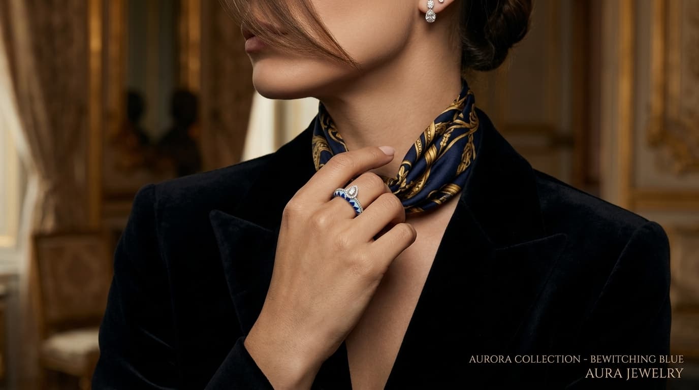 Aurora Lotus Statement Ring alternate view