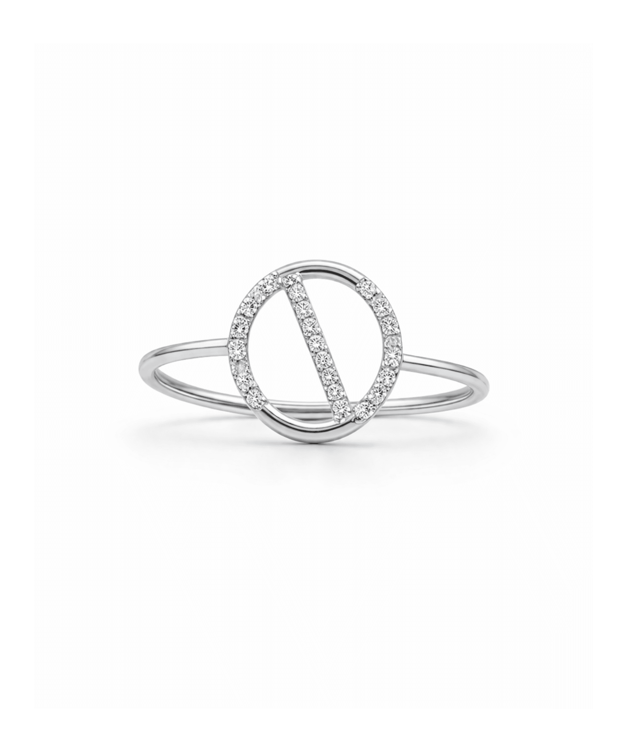 Halo Line Diamond Ring alternate view