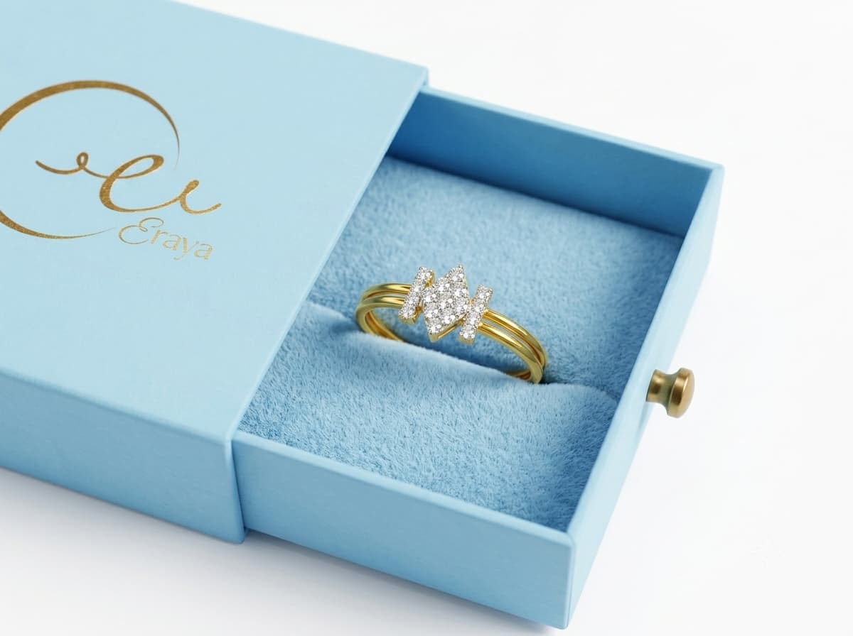 Golden Marquise Cluster Ring thumbnail 3