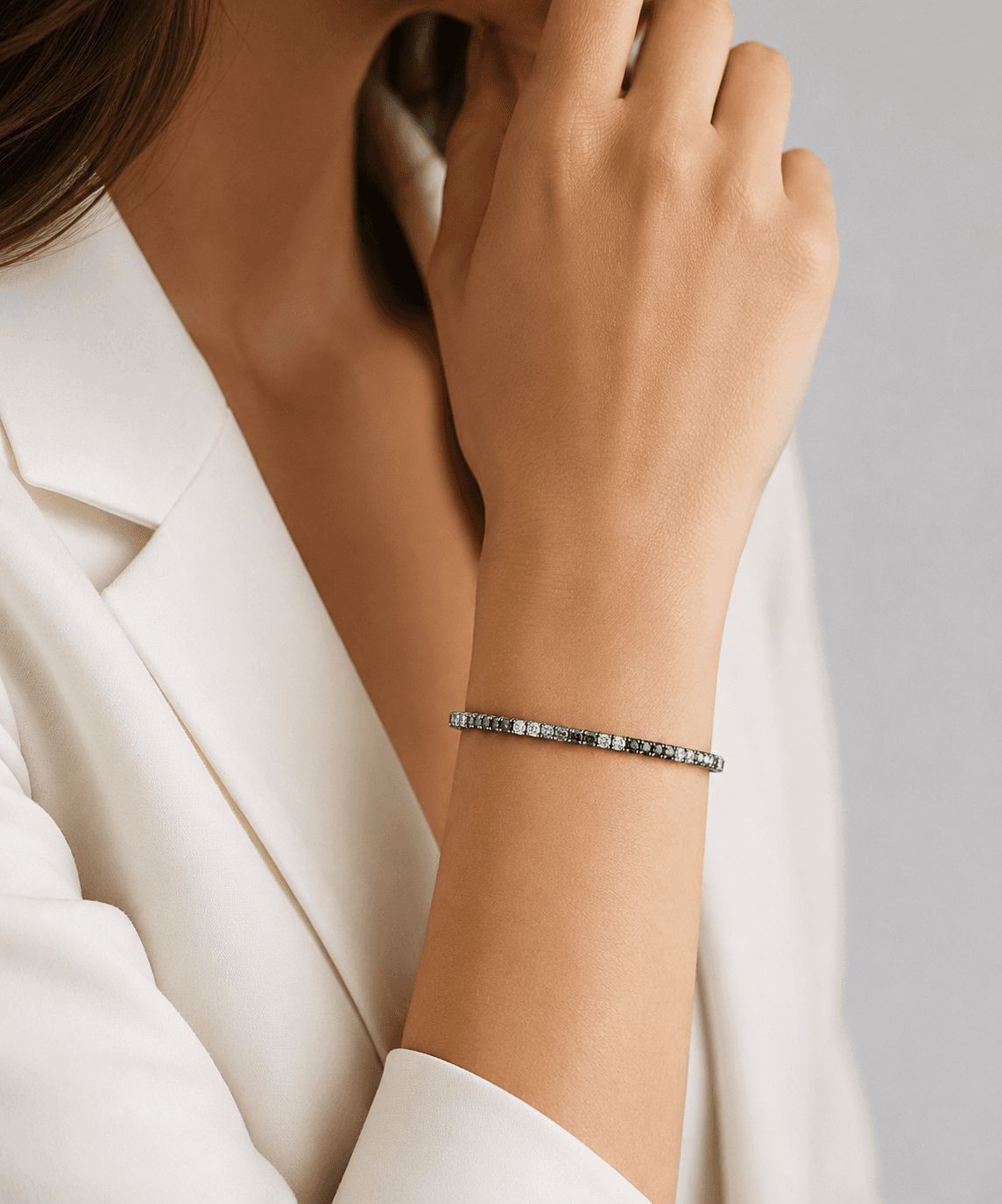Green Round Diamond Bracelet