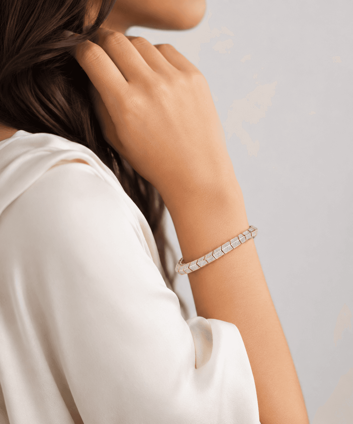 Rose Gold Chevron Bracelet