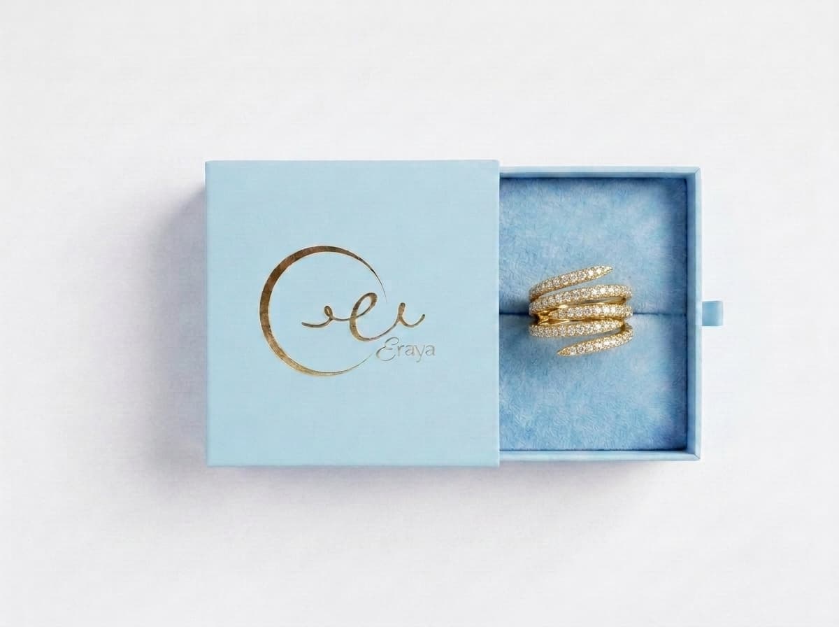 Golden Multi-Layer Wrap Ring thumbnail 3