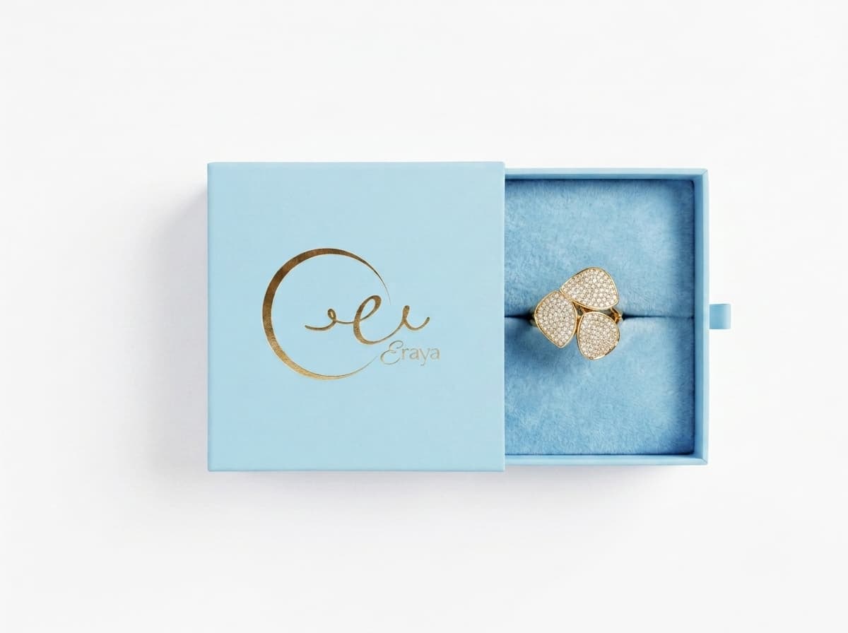 Triple Petal Open Statement Ring thumbnail 3
