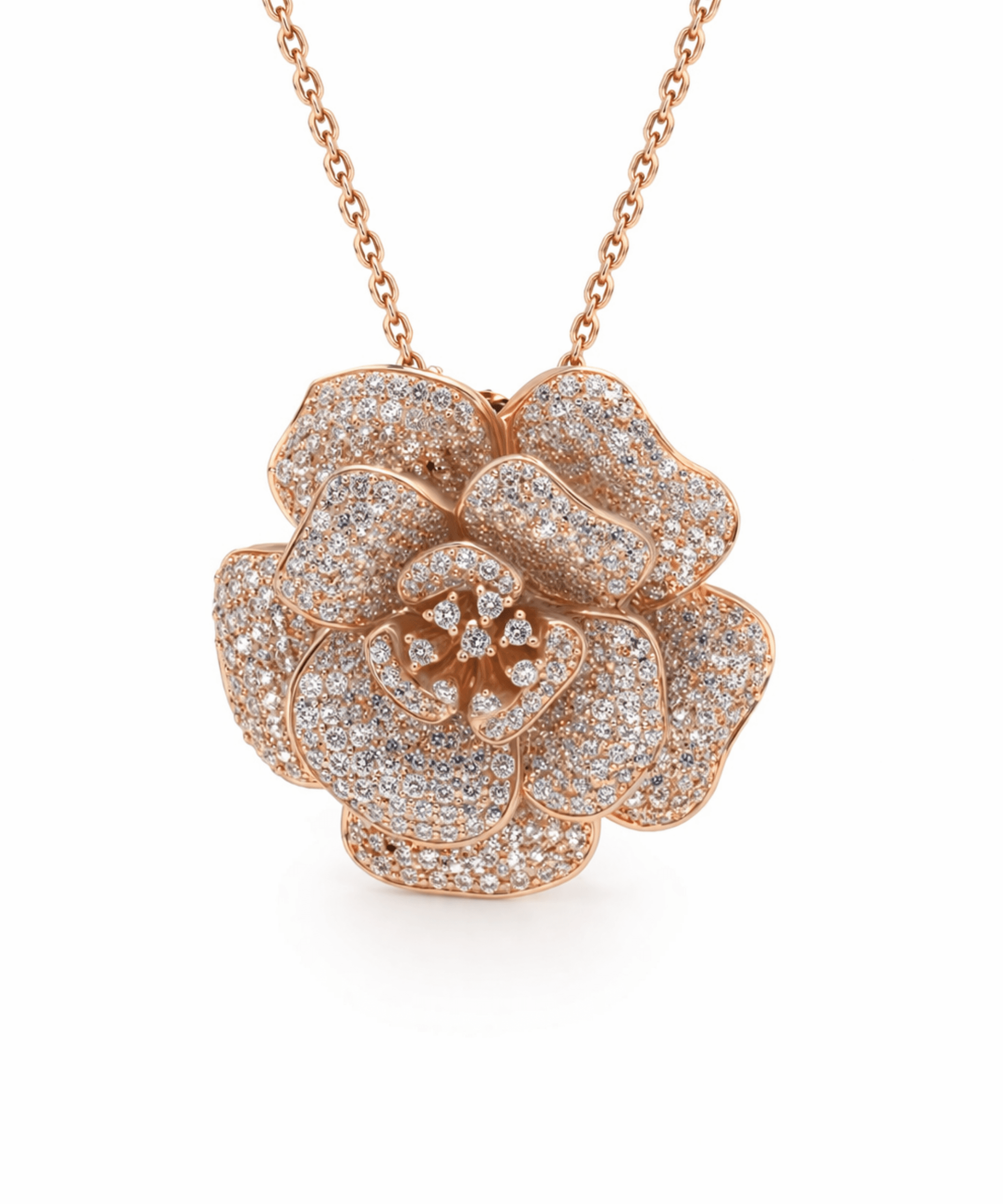 Bloom Flower Pendant Necklace