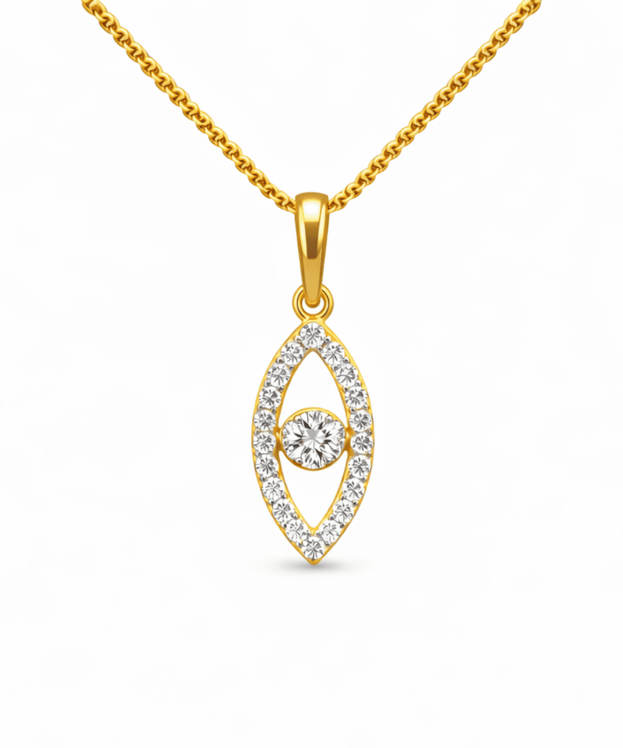 Golden Eye Spark Pendant