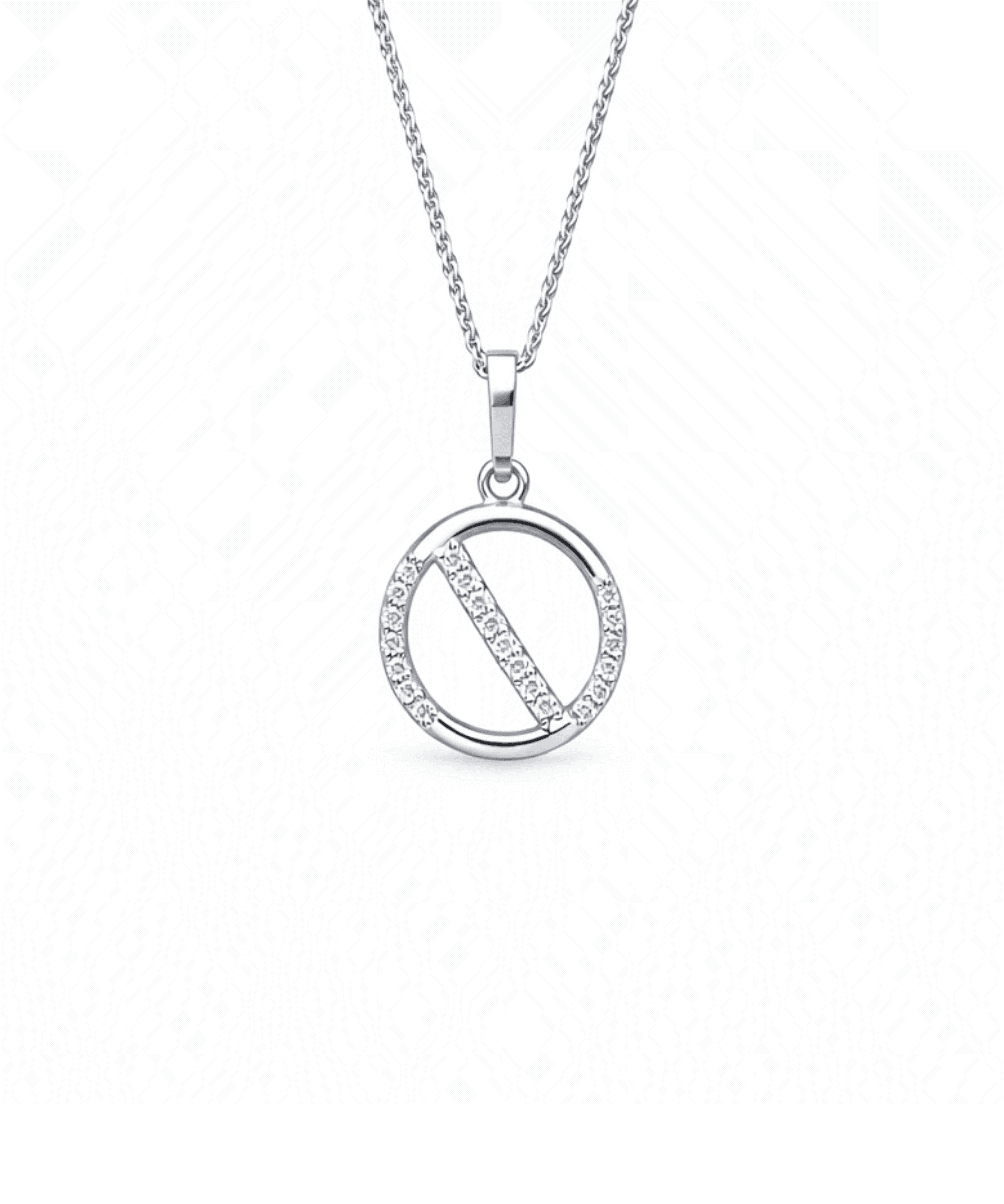 Minimal Circle Pendant alternate view