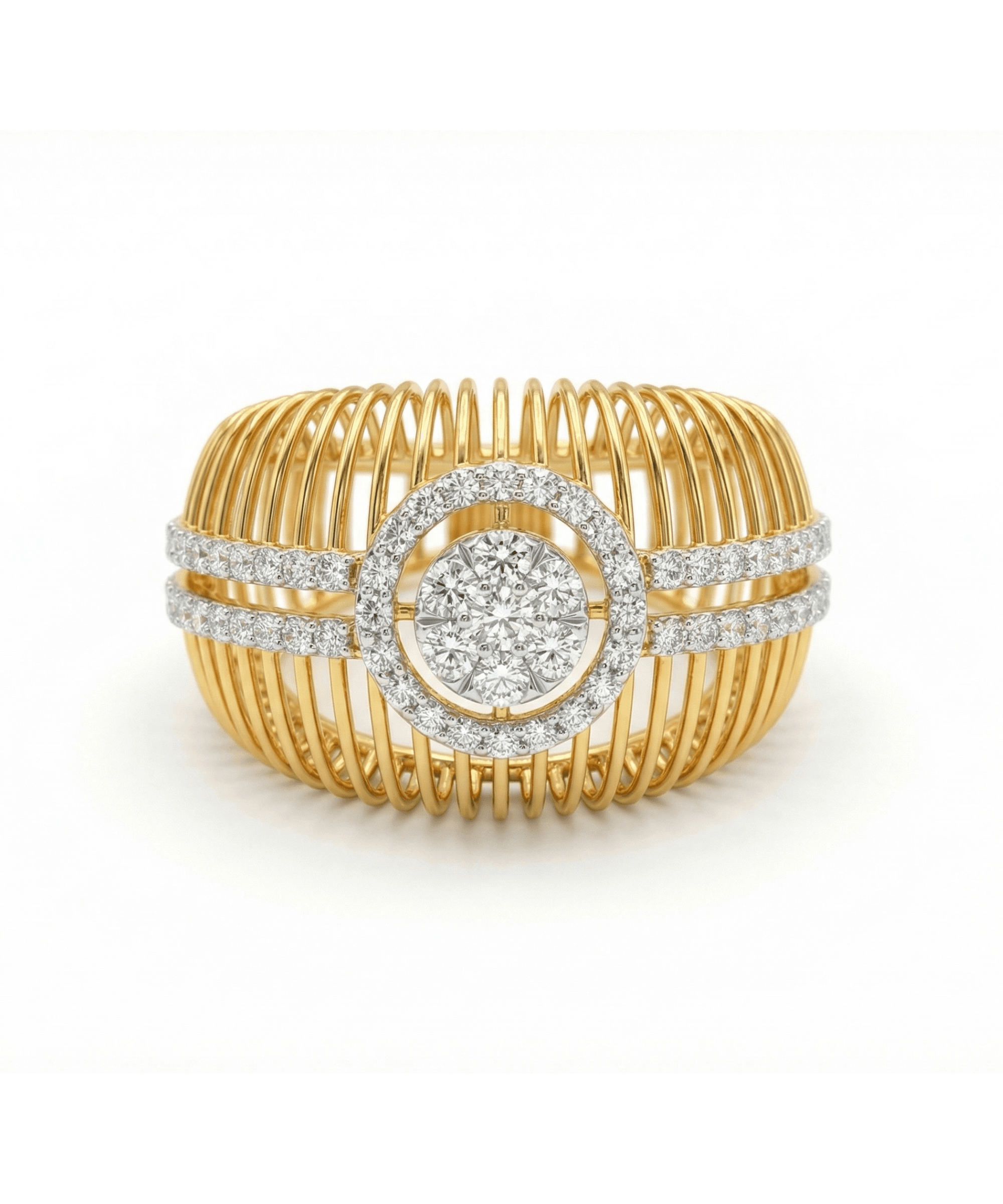 Halo Wire Statement Ring