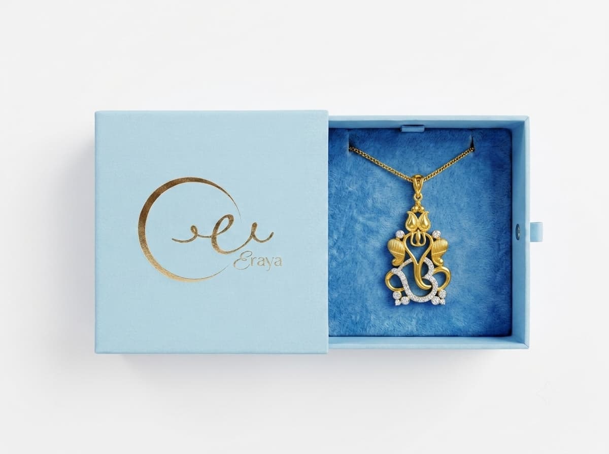 Lord Ganesha Pendant Necklace thumbnail 3