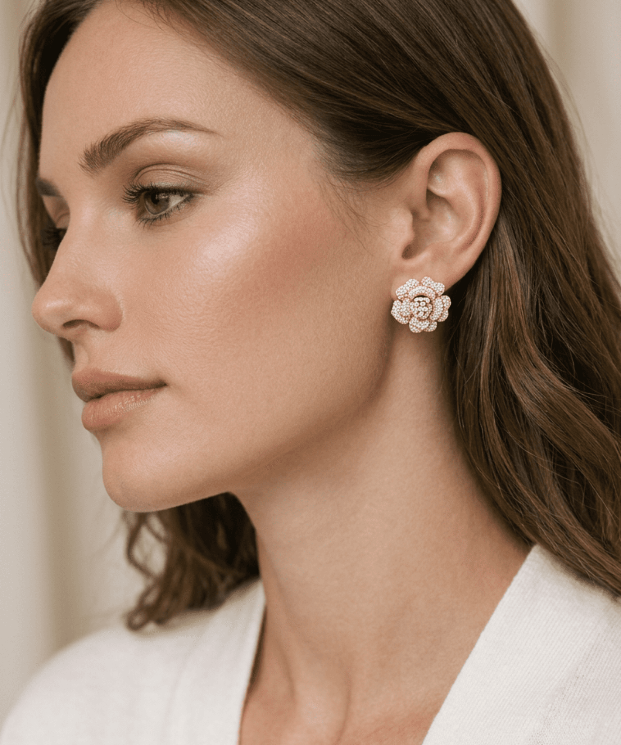 Bloom Flower Stud Earrings thumbnail 2