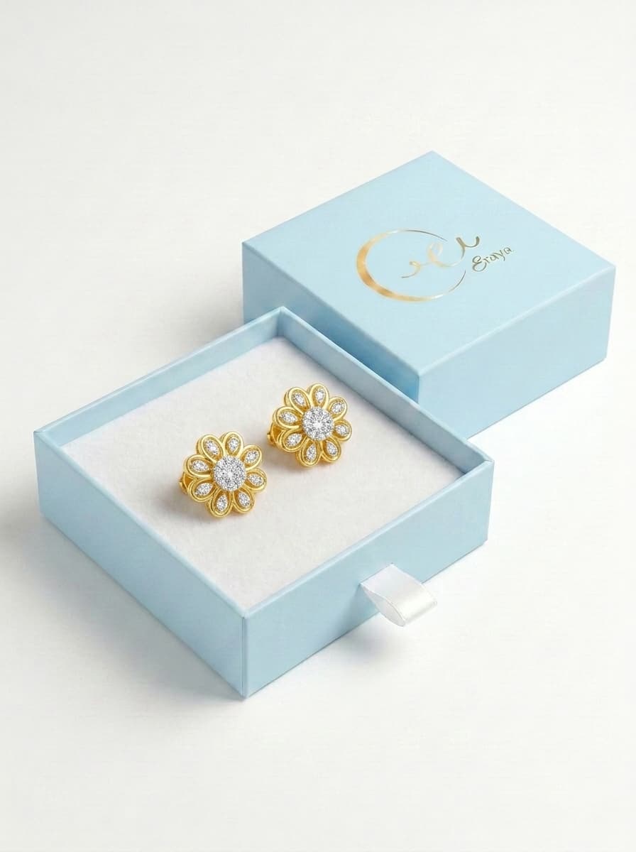 Daisy Bloom Stud Earrings thumbnail 4