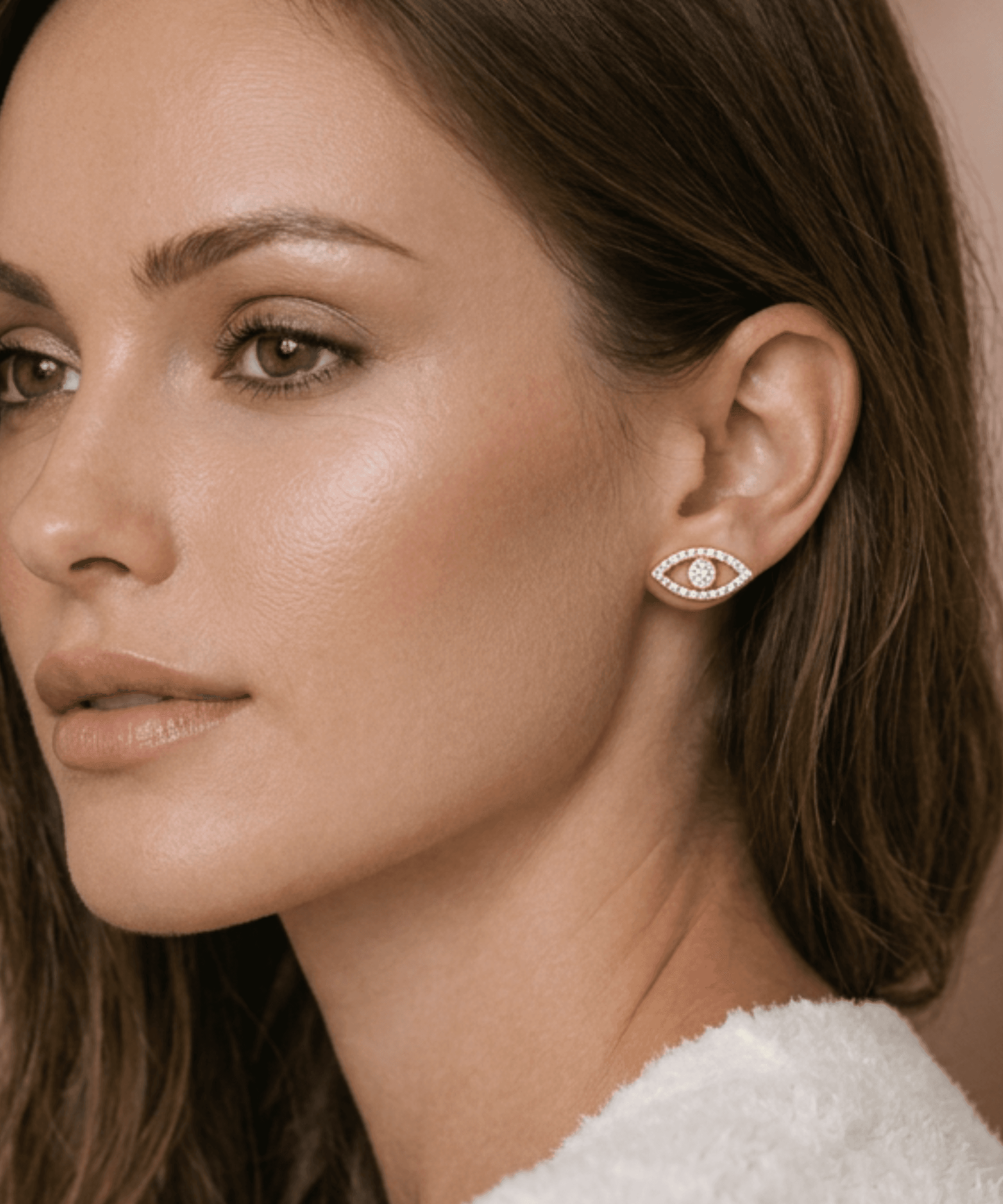 Evil Eye Stud Earrings alternate view