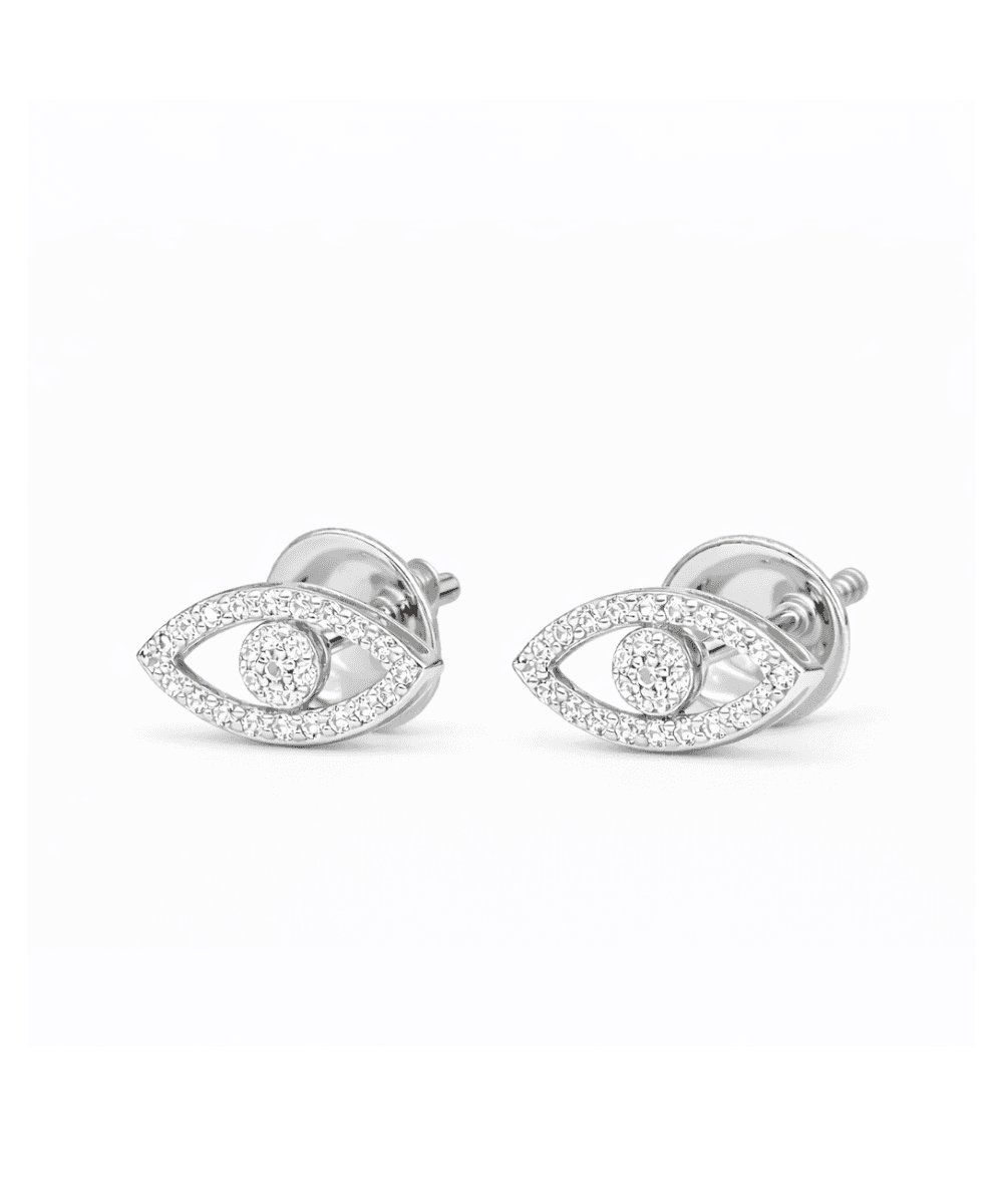 Evil Eye Stud Earrings alternate view