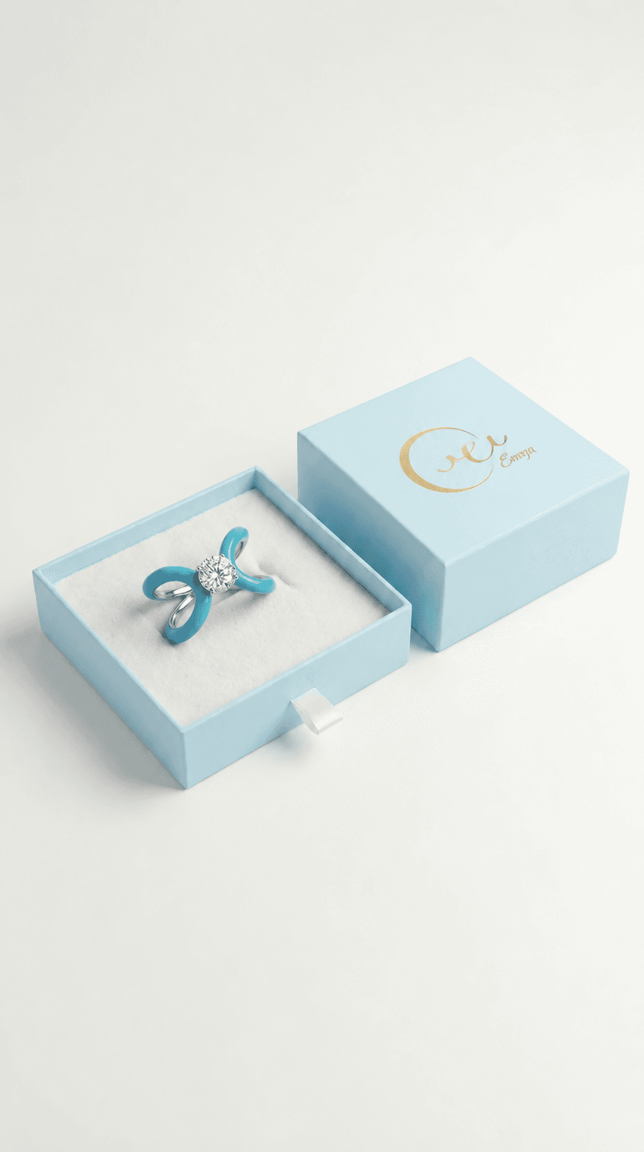 Infinity Solitaire Statement Ring alternate view