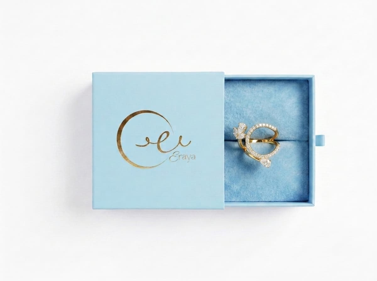 Golden Petal Swirl Ring thumbnail 3