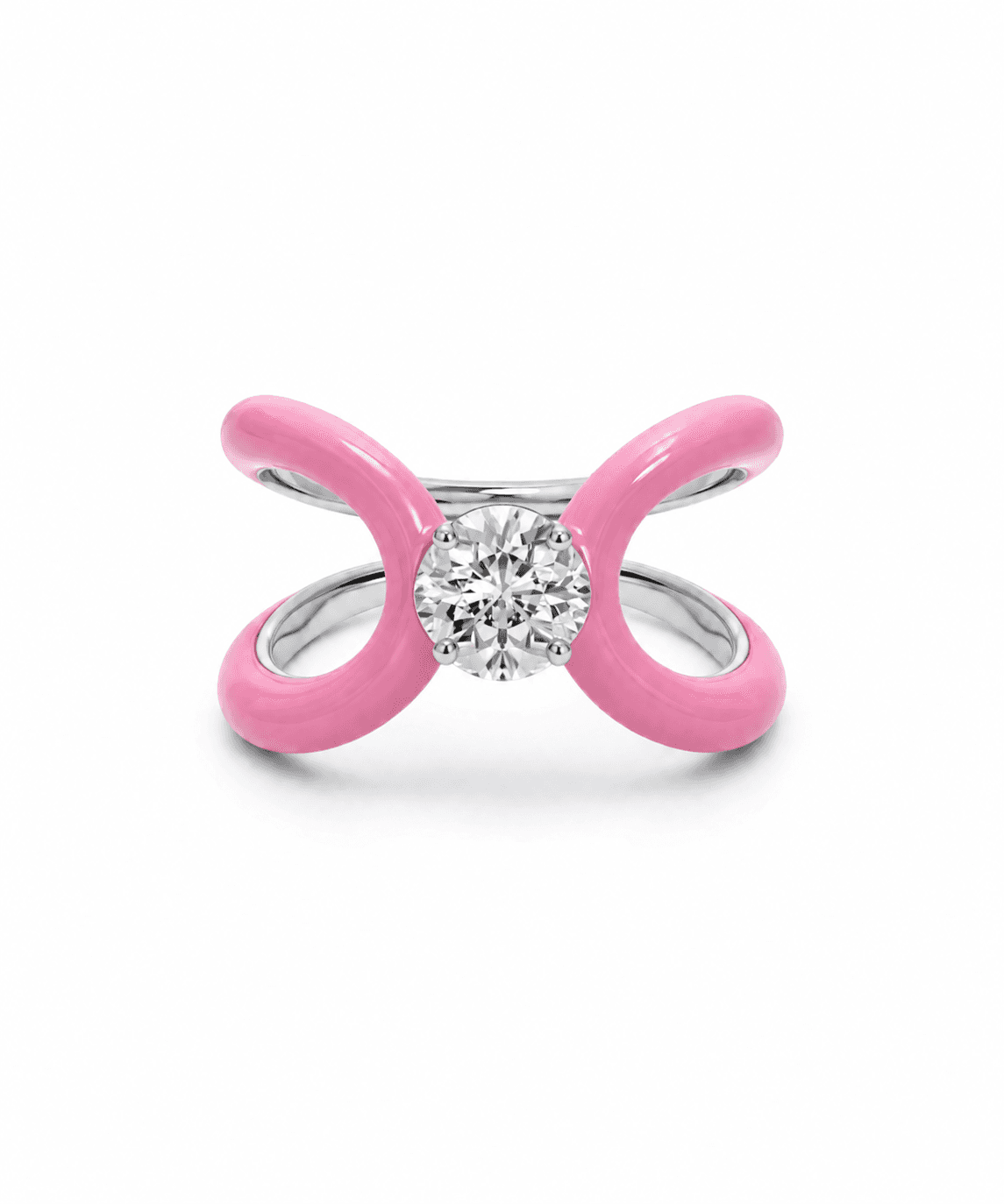 Infinity Solitaire Statement Ring