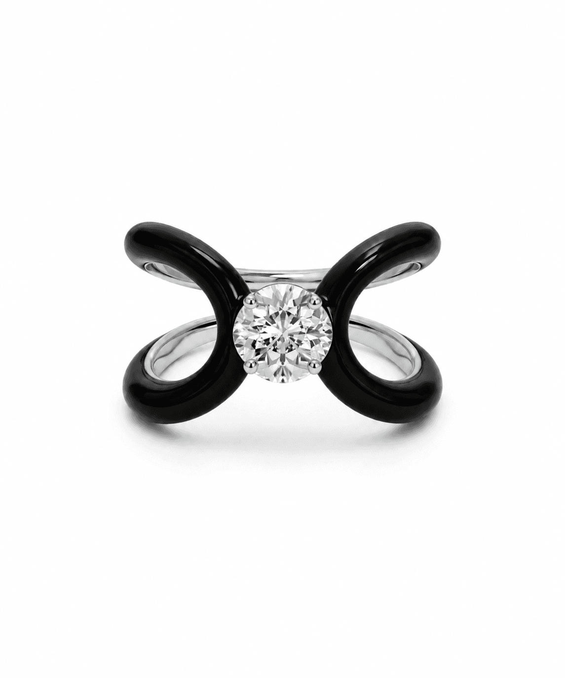 Infinity Solitaire Statement Ring