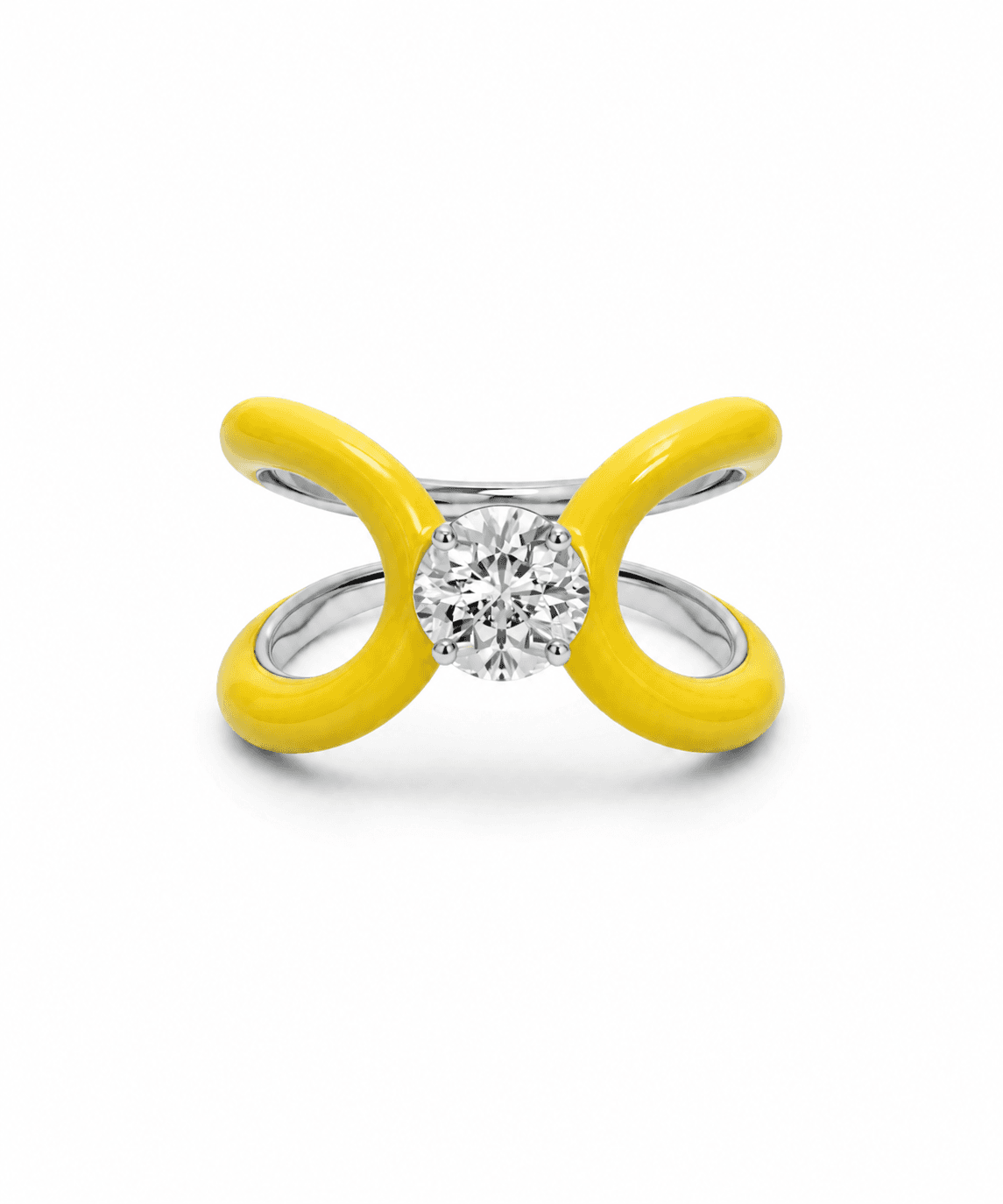 Infinity Solitaire Statement Ring