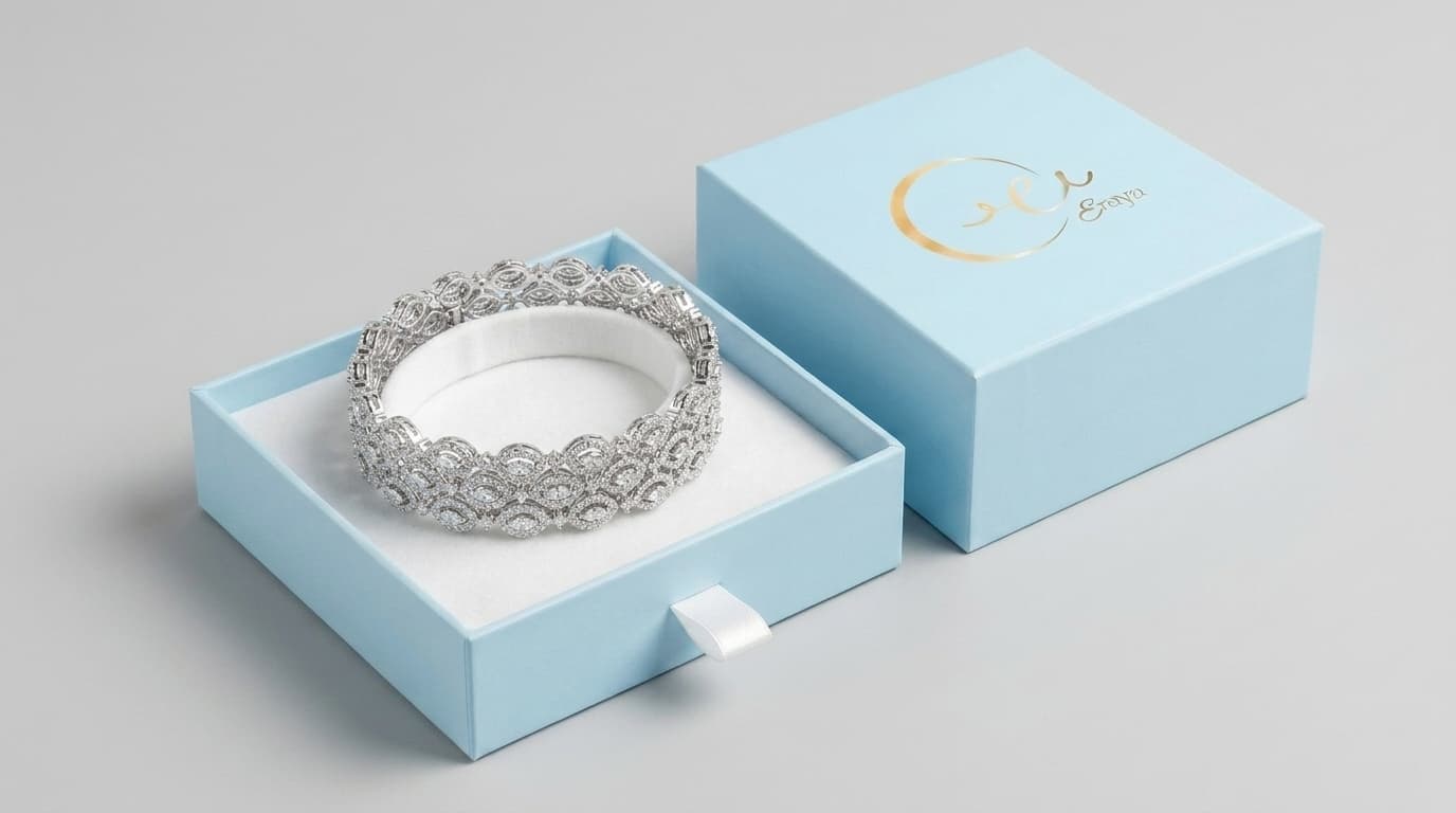Marquise Diamond Statement Bracelet thumbnail 4