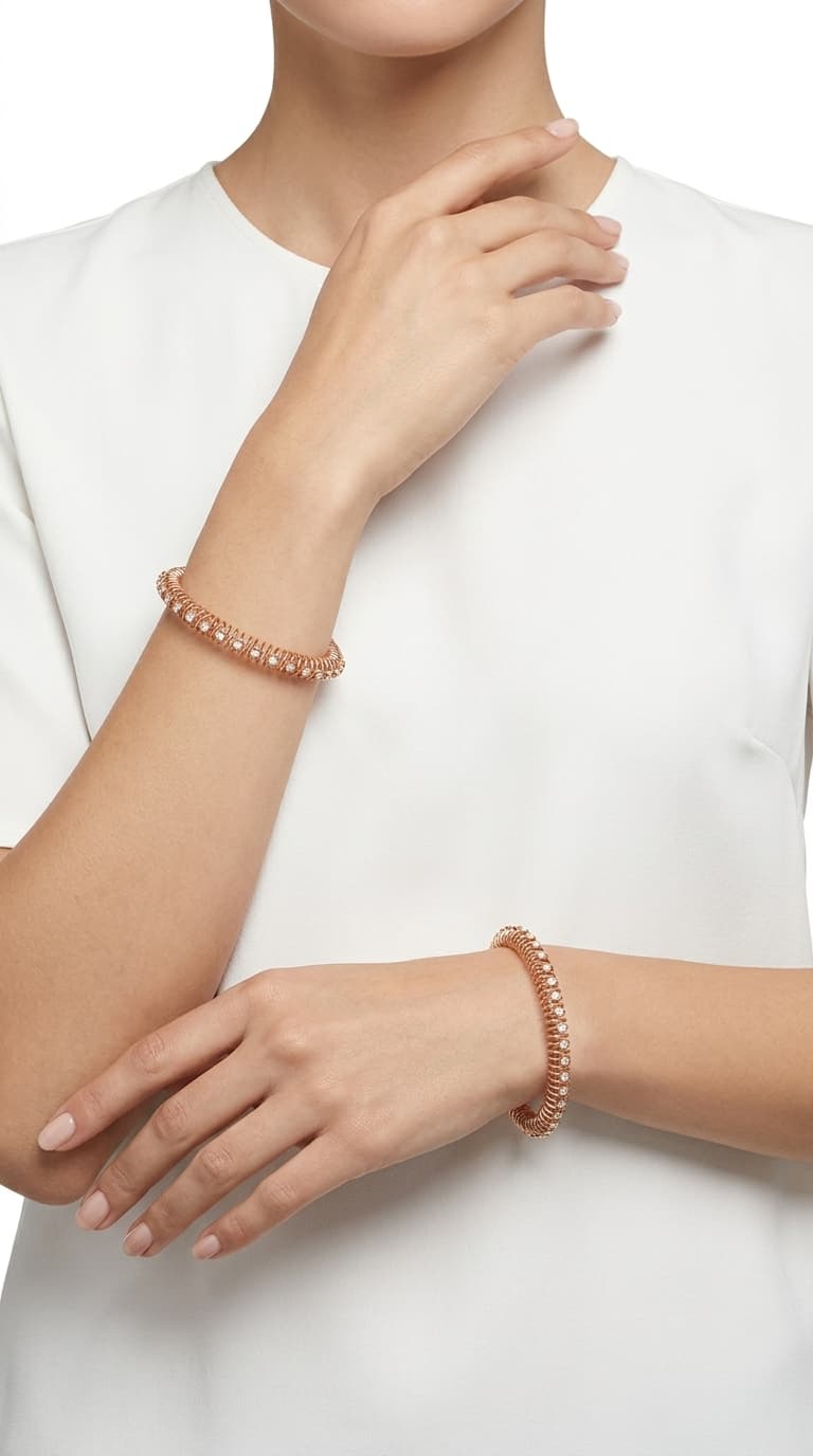 Spiral Zircon Bangles - Single thumbnail 3
