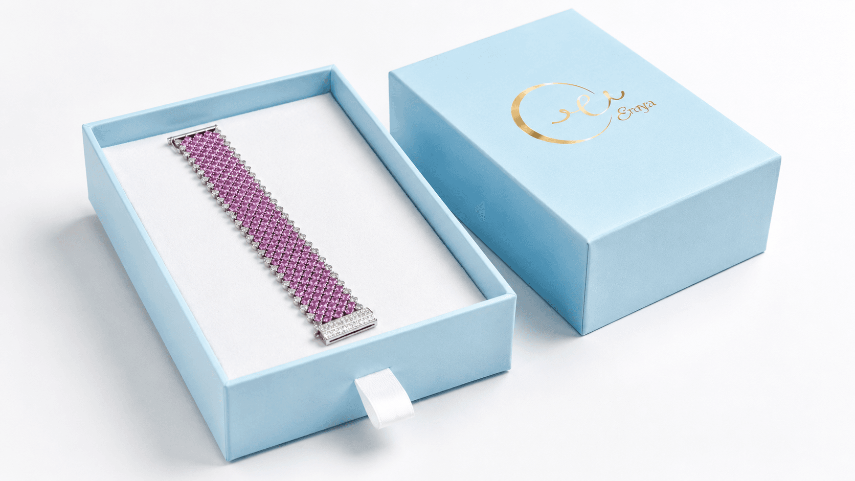 Supershiny Pink Statement Bracelet thumbnail 3