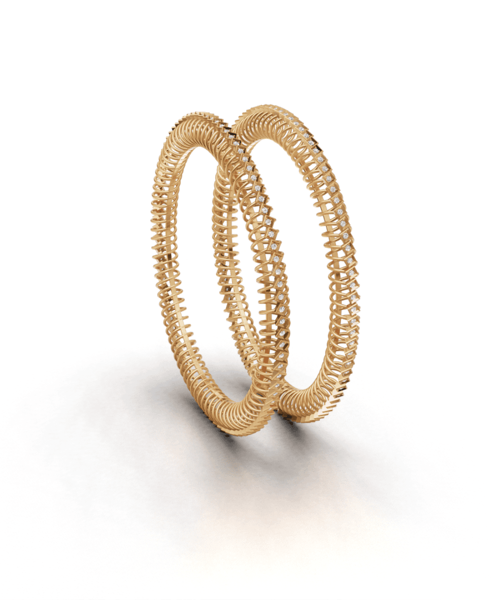 Elegant Spring Pattern Bangles