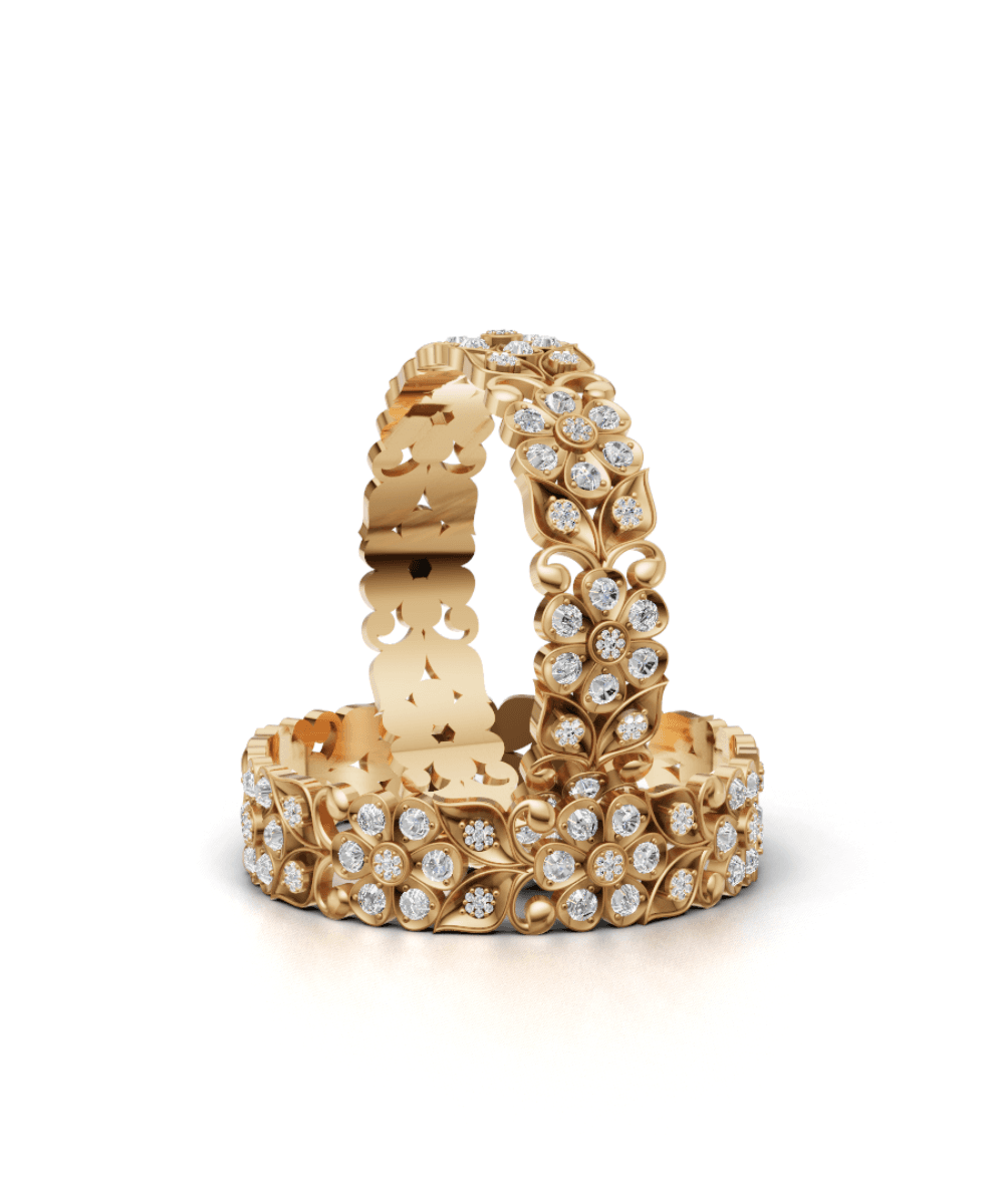 Vine Zircon Bangles